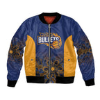 Basketball Custom Brisbane Bomber Jacket Simple Australian Dot Art - Aussie Hoodie