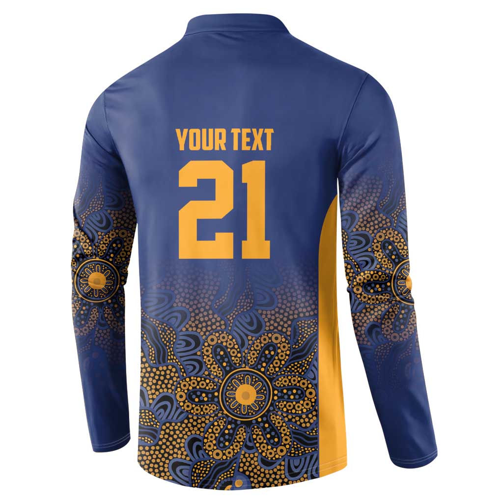 Basketball Custom Brisbane Button Sweatshirt Simple Australian Dot Art - Aussie Hoodie