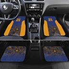 Basketball Custom Brisbane Car Mats Simple Australian Dot Art - Aussie Hoodie