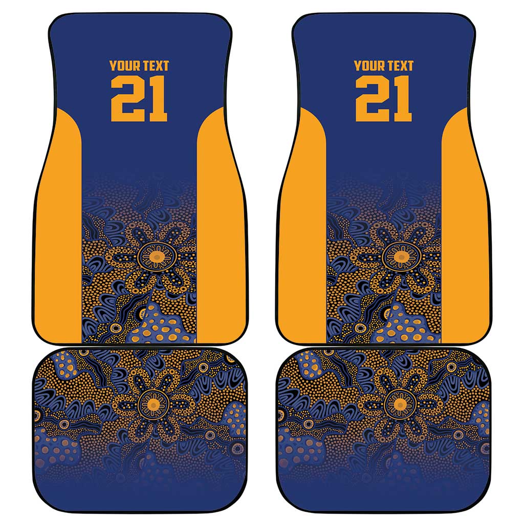 Basketball Custom Brisbane Car Mats Simple Australian Dot Art - Aussie Hoodie