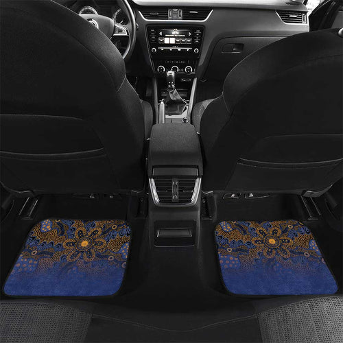 Basketball Custom Brisbane Car Mats Simple Australian Dot Art - Aussie Hoodie