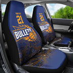 Basketball Custom Brisbane Car Seat Cover Simple Australian Dot Art - Aussie Hoodie
