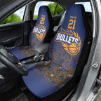 Basketball Custom Brisbane Car Seat Cover Simple Australian Dot Art - Aussie Hoodie