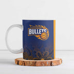 Basketball Custom Brisbane Ceramic Mug Simple Australian Dot Art - Aussie Hoodie