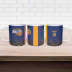 Basketball Custom Brisbane Ceramic Mug Simple Australian Dot Art - Aussie Hoodie