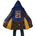 Basketball Custom Brisbane Cloak Simple Australian Dot Art - Aussie Hoodie
