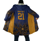 Basketball Custom Brisbane Cloak Simple Australian Dot Art - Aussie Hoodie