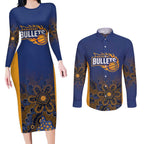 Basketball Custom Brisbane Couples Matching Long Sleeve Bodycon Dress and Long Sleeve Button Shirt Simple Australian Dot Art - Aussie Hoodie