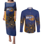 Basketball Custom Brisbane Couples Matching Puletasi and Long Sleeve Button Shirt Simple Australian Dot Art - Aussie Hoodie
