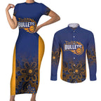 Basketball Custom Brisbane Couples Matching Short Sleeve Bodycon Dress and Long Sleeve Button Shirt Simple Australian Dot Art - Aussie Hoodie
