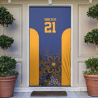 Basketball Custom Brisbane Door Cover Simple Australian Dot Art - Aussie Hoodie
