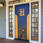 Basketball Custom Brisbane Door Cover Simple Australian Dot Art - Aussie Hoodie