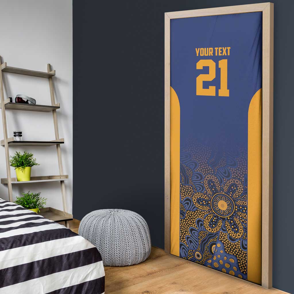 Basketball Custom Brisbane Door Cover Simple Australian Dot Art - Aussie Hoodie