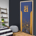 Basketball Custom Brisbane Door Cover Simple Australian Dot Art - Aussie Hoodie