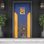 Basketball Custom Brisbane Door Cover Simple Australian Dot Art - Aussie Hoodie