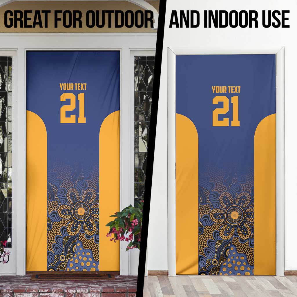 Basketball Custom Brisbane Door Cover Simple Australian Dot Art - Aussie Hoodie