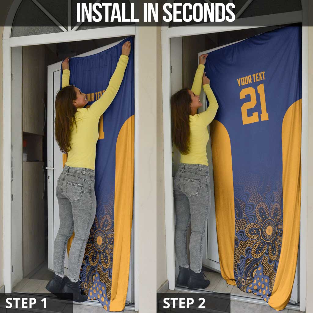 Basketball Custom Brisbane Door Cover Simple Australian Dot Art - Aussie Hoodie
