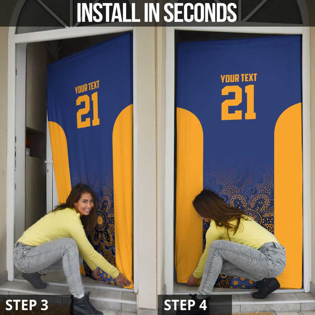 Basketball Custom Brisbane Door Cover Simple Australian Dot Art - Aussie Hoodie
