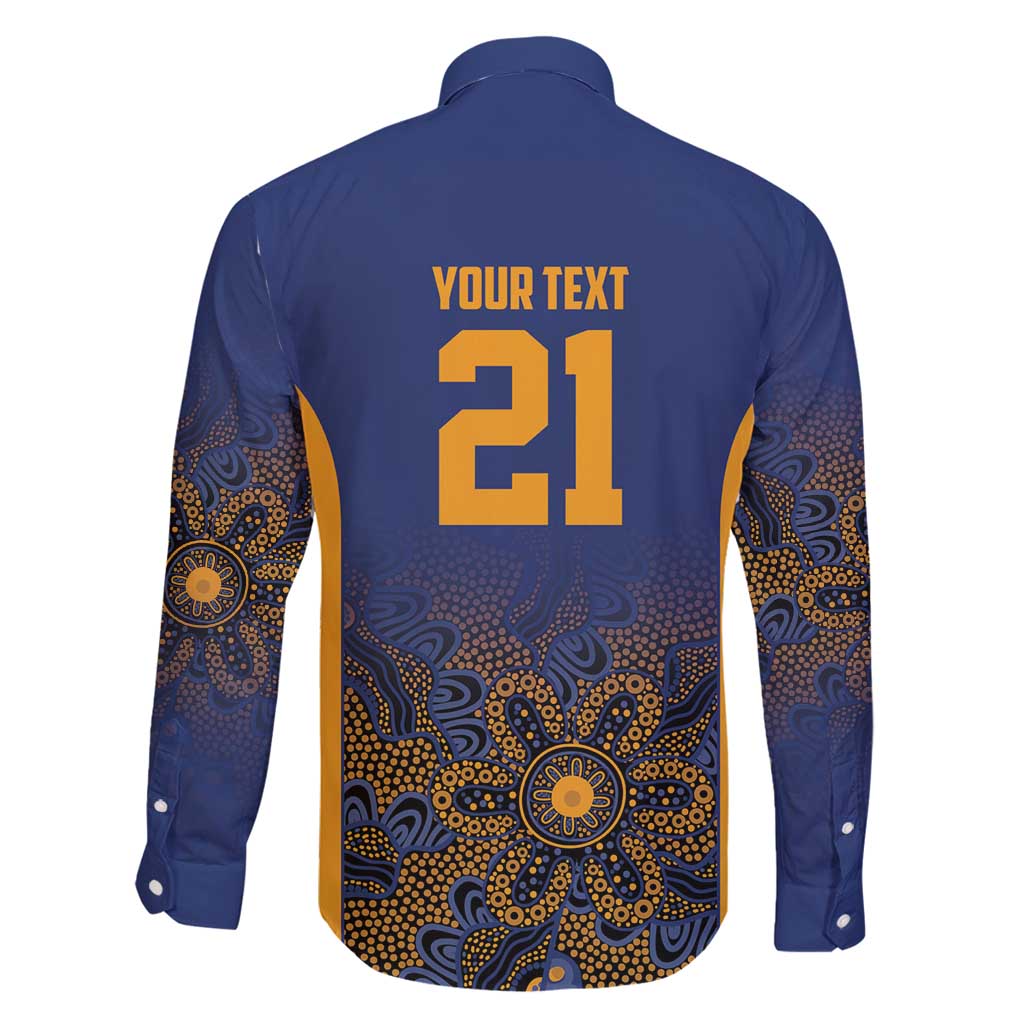 Basketball Custom Brisbane Family Matching Long Sleeve Bodycon Dress and Hawaiian Shirt Simple Australian Dot Art - Aussie Hoodie