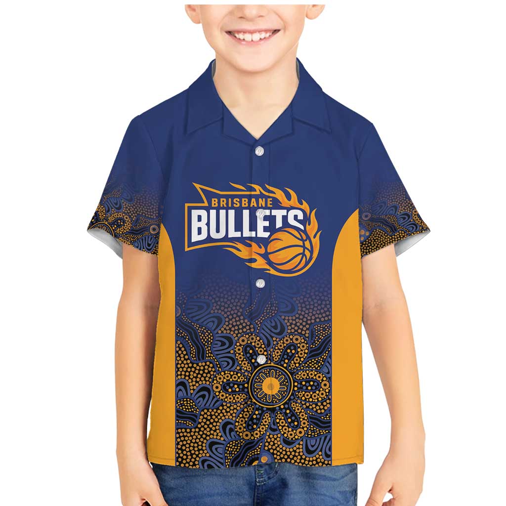 Basketball Custom Brisbane Family Matching Mermaid Dress and Hawaiian Shirt Simple Australian Dot Art - Aussie Hoodie