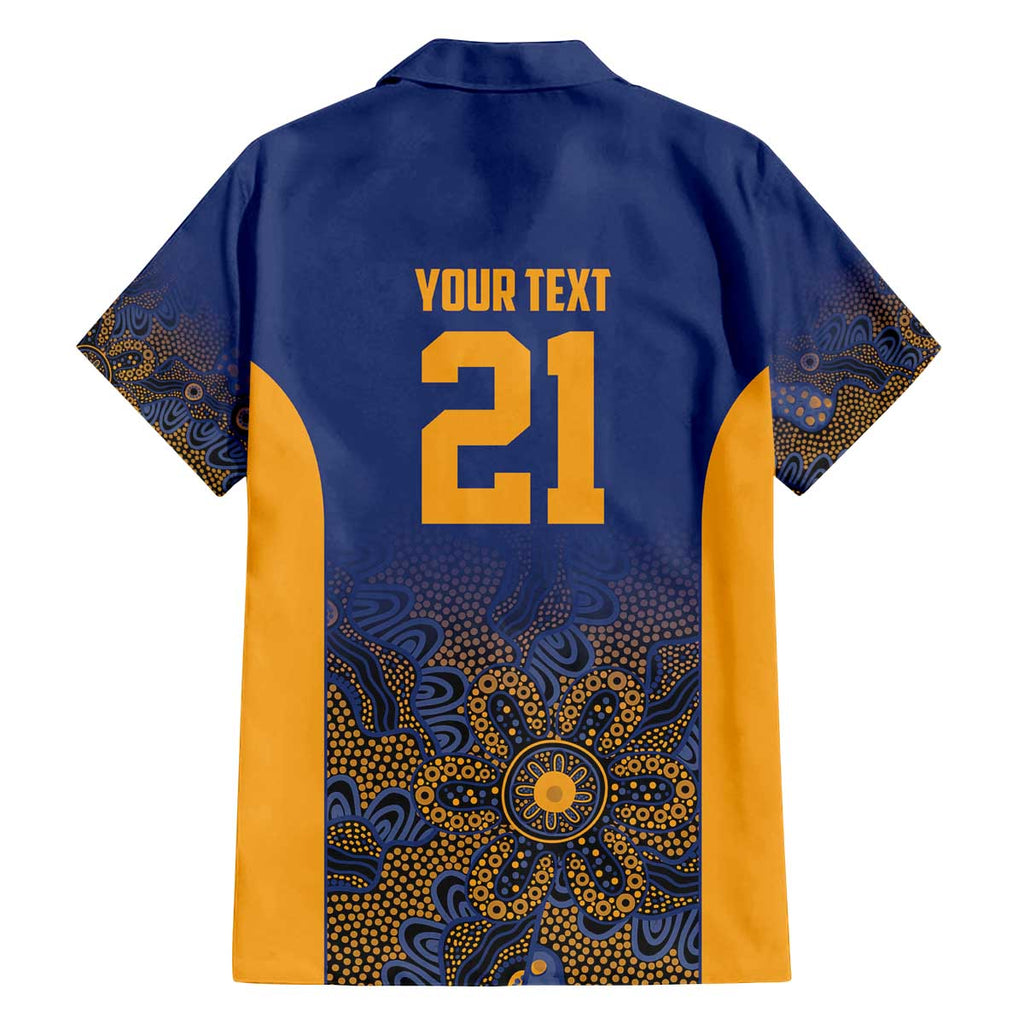 Basketball Custom Brisbane Family Matching Off The Shoulder Long Sleeve Dress and Hawaiian Shirt Simple Australian Dot Art - Aussie Hoodie