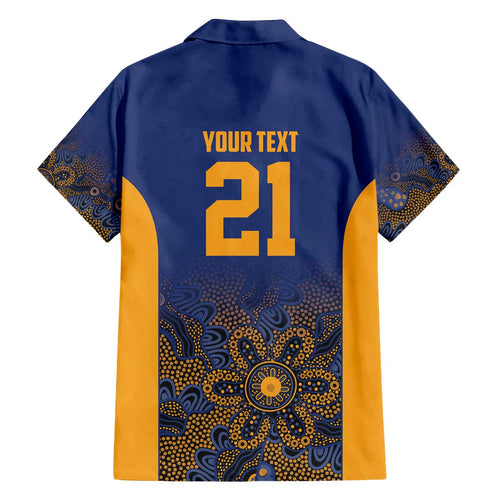 Basketball Custom Brisbane Family Matching Off The Shoulder Long Sleeve Dress and Hawaiian Shirt Simple Australian Dot Art - Aussie Hoodie