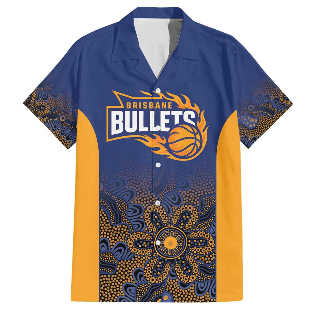 Basketball Custom Brisbane Family Matching Off Shoulder Maxi Dress and Hawaiian Shirt Simple Australian Dot Art - Aussie Hoodie