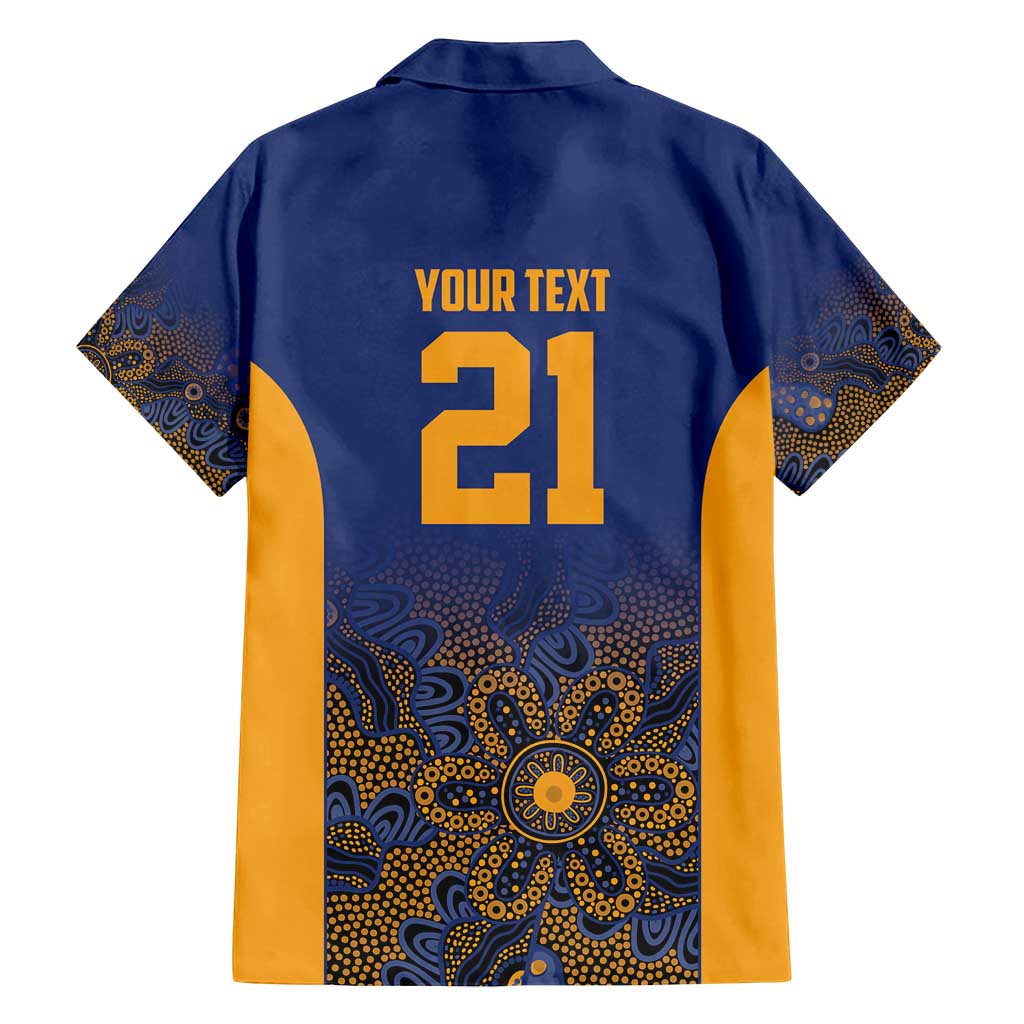 Basketball Custom Brisbane Family Matching Off Shoulder Maxi Dress and Hawaiian Shirt Simple Australian Dot Art - Aussie Hoodie
