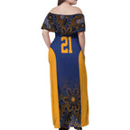 Basketball Custom Brisbane Family Matching Off Shoulder Maxi Dress and Hawaiian Shirt Simple Australian Dot Art - Aussie Hoodie