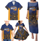 Basketball Custom Brisbane Family Matching Puletasi and Hawaiian Shirt Simple Australian Dot Art - Aussie Hoodie