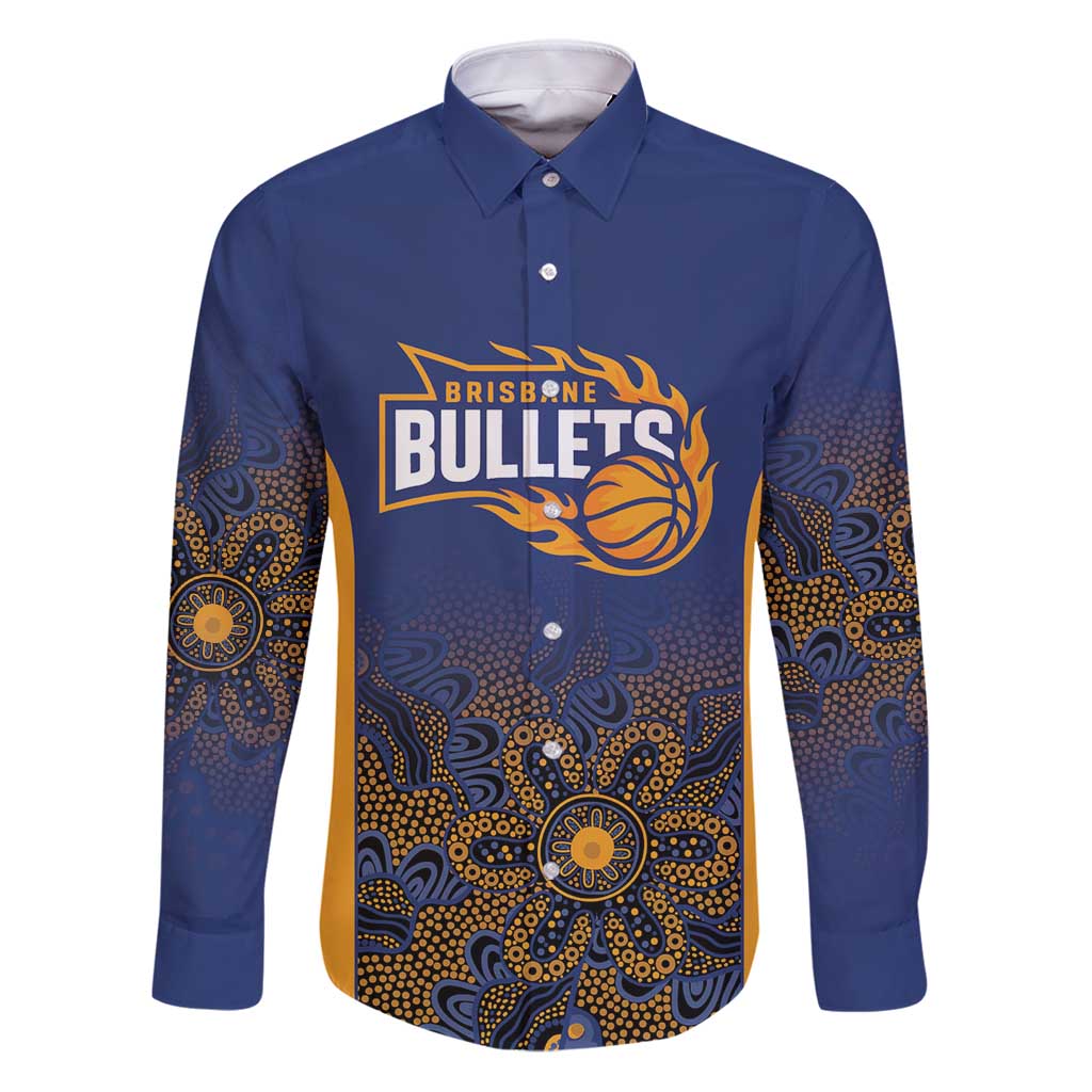 Basketball Custom Brisbane Family Matching Puletasi and Hawaiian Shirt Simple Australian Dot Art - Aussie Hoodie