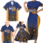 Basketball Custom Brisbane Family Matching Short Sleeve Bodycon Dress and Hawaiian Shirt Simple Australian Dot Art - Aussie Hoodie