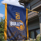 Basketball Custom Brisbane Garden Flag Simple Australian Dot Art - Aussie Hoodie