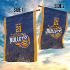 Basketball Custom Brisbane Garden Flag Simple Australian Dot Art - Aussie Hoodie