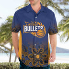 Basketball Custom Brisbane Hawaiian Shirt Simple Australian Dot Art - Aussie Hoodie