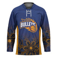 Basketball Custom Brisbane Hockey Jersey Simple Australian Dot Art - Aussie Hoodie