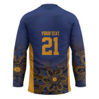Basketball Custom Brisbane Hockey Jersey Simple Australian Dot Art - Aussie Hoodie