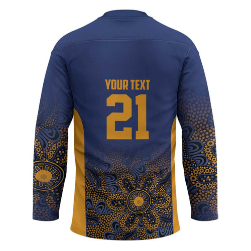 Basketball Custom Brisbane Hockey Jersey Simple Australian Dot Art - Aussie Hoodie
