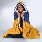 Basketball Custom Brisbane Hooded Blanket Simple Australian Dot Art - Aussie Hoodie
