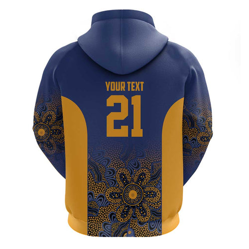 Basketball Custom Brisbane Hoodie Simple Australian Dot Art - Aussie Hoodie