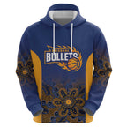 Basketball Custom Brisbane Hoodie Simple Australian Dot Art - Aussie Hoodie