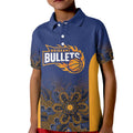 Basketball Custom Brisbane Kid Polo Shirt Simple Australian Dot Art - Aussie Hoodie