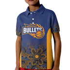 Basketball Custom Brisbane Kid Polo Shirt Simple Australian Dot Art - Aussie Hoodie