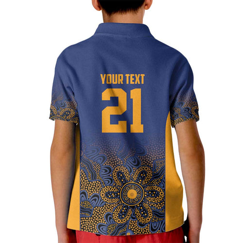 Basketball Custom Brisbane Kid Polo Shirt Simple Australian Dot Art - Aussie Hoodie