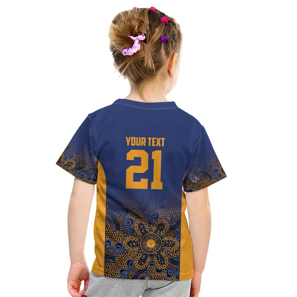 Basketball Custom Brisbane Kid T Shirt Simple Australian Dot Art - Aussie Hoodie