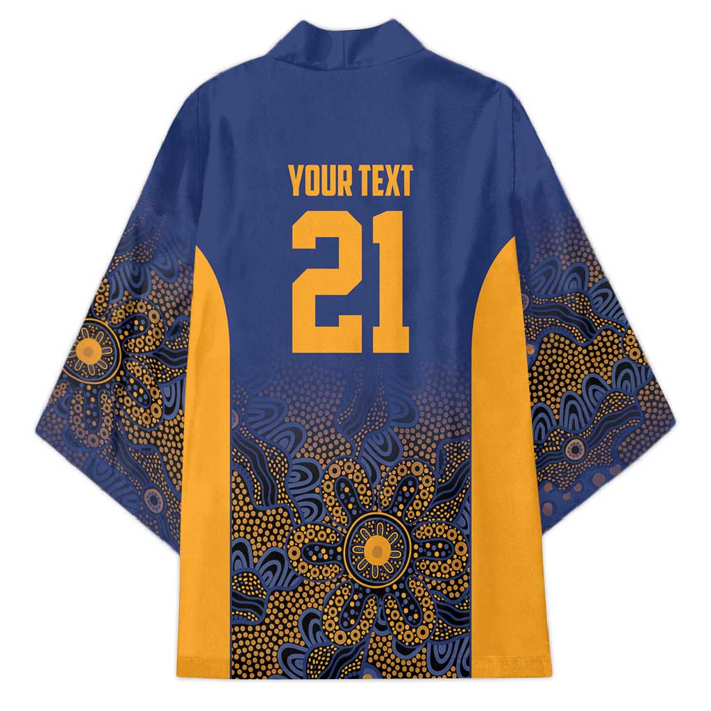 Basketball Custom Brisbane Kimono Simple Australian Dot Art - Aussie Hoodie