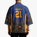 Basketball Custom Brisbane Kimono Simple Australian Dot Art - Aussie Hoodie