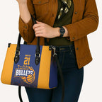 Basketball Custom Brisbane Leather Bag Simple Australian Dot Art - Aussie Hoodie