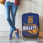 Basketball Custom Brisbane Luggage Cover Simple Australian Dot Art - Aussie Hoodie