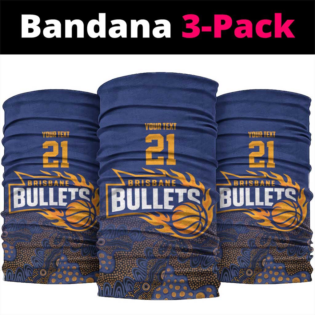 Basketball Custom Brisbane Neck Gaiter Simple Australian Dot Art LT9